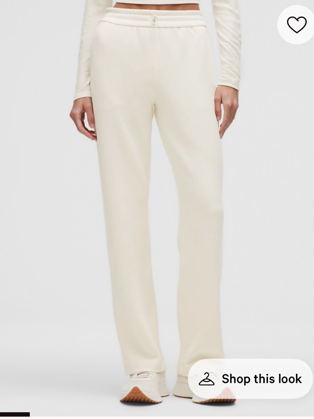 Lululemon Softstreme high rise pants - light ivory | size 6 - Picture 8 of 8